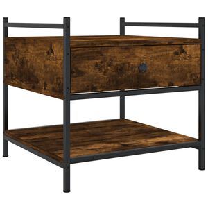 vidaXL Konferenčn&iacute; stolek kouřov&yacute; dub 50 x 50 x 50 cm kompozitn&iacute; dřevo