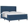 vidaXL Postel s boxspringem s pol&scaron;t&aacute;řem Modr&aacute; 200 x 180 cm textil