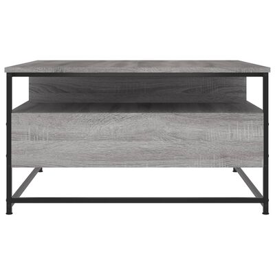 vidaXL Konferenční stolek šedý sonoma 80 x 80 x 45 cm kompozitní dřevo