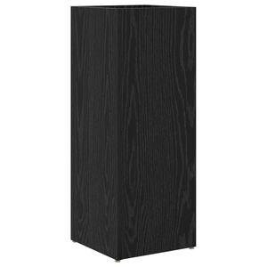 vidaXL Stojan na slunečn&iacute;ky s &uacute;loži&scaron;těm Čern&yacute; dub 25 x 24,5 x 64 cm