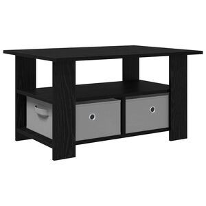 vidaXL Konferenčn&iacute; stolek Čern&yacute; dub 77 x 55 x 42 cm Kompozitn&iacute; dřevo