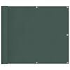 vidaXL Balkonov&aacute; clona Tmavě zelen&aacute; 100 x 800 cm Oxford l&aacute;tka
