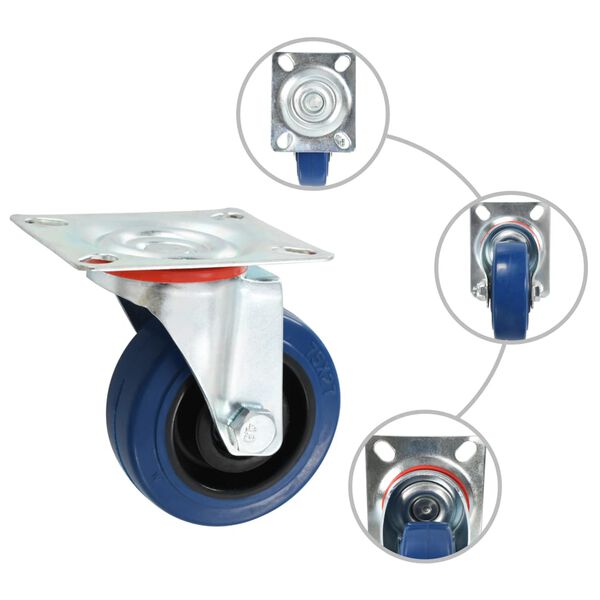 vidaXL Otočn&aacute; kolečka 4 ks 75 mm