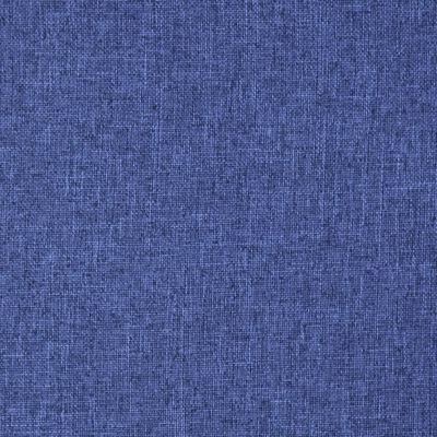 vidaXL Skládací lenoška na podlahu modrá textil