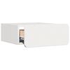 vidaXL Noční stolek Bílá 39 x 34 x 16,5 cm Masivní borovicové dřevo