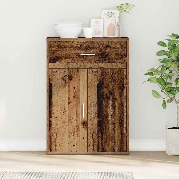 vidaXL Serv&iacute;rovac&iacute; skř&iacute;ň Star&eacute; dřevo 60 x 30 x 84 cm kompozitn&iacute; dřevo