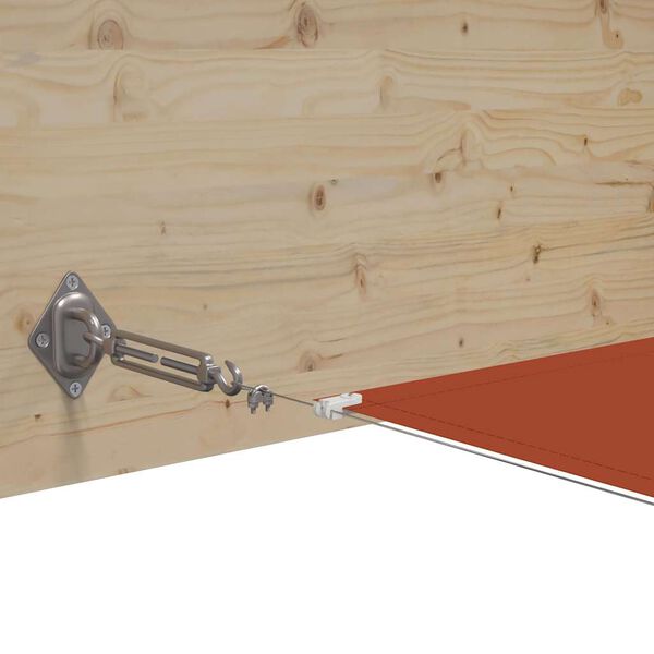 vidaXL Vertikální markýza terakotová 140 x 800 cm oxfordská látka