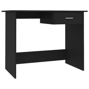 vidaXL Psac&iacute; stůl čern&yacute; 100 x 50 x 76 cm kompozitn&iacute; dřevo