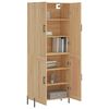 vidaXL Skř&iacute;ň highboard dub sonoma 69,5 x 34 x 180 cm kompozitn&iacute; dřevo