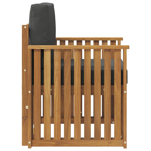 vidaXL Venkovn&iacute; pohovkov&aacute; souprava Př&iacute;rodn&iacute; 71 x 63 x 73 cm