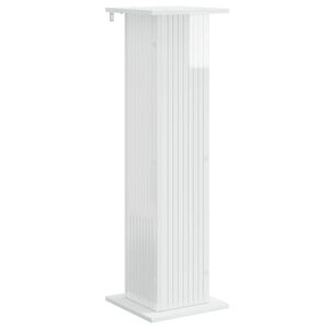 vidaXL Stojan na rostliny B&iacute;l&aacute; s vysok&yacute;m leskem 30,5 x 30 x 100,5 cm