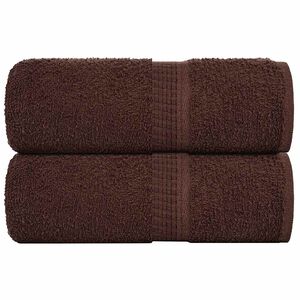 vidaXL Ručn&iacute;ky FROGN 2 ks hněd&eacute; 30x30 cm 360 g/m&sup2;