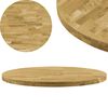 vidaXL Stoln&iacute; deska z masivn&iacute;ho dubov&eacute;ho dřeva kulat&aacute; 44 mm 900 mm