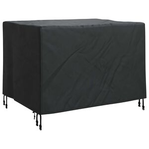 vidaXL Pokryv na n&aacute;bytek Čern&yacute; 110 x 84 x 70 cm 420D Oxfordsk&aacute; tkanina