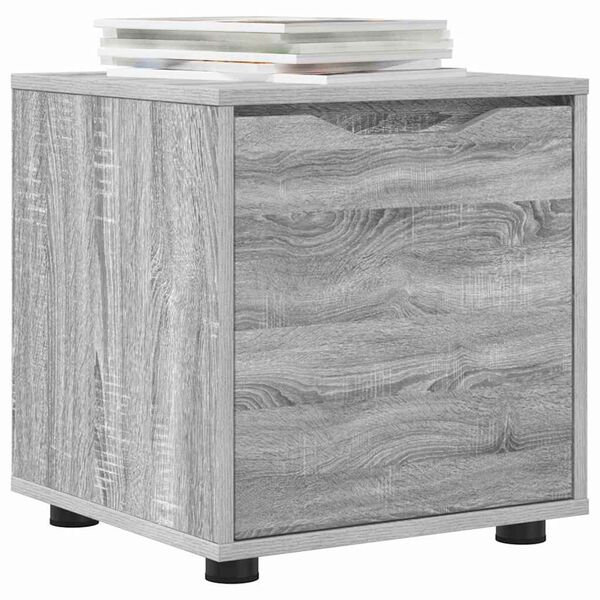 vidaXL Koupelnov&aacute; skř&iacute;ň &Scaron;ed&aacute; Sonoma 40,5 x 40 x 44 cm kompozitn&iacute; dřevo