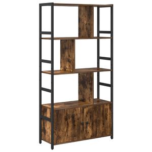 vidaXL Knihovna 80 x 30 x 155,5 cm Kompozitn&iacute; dřevo Kouřov&yacute; dub