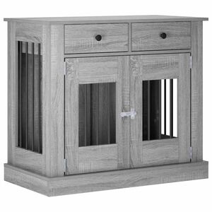 vidaXL N&aacute;bytek pro ps&iacute; kotec &Scaron;ed&yacute; Sonoma 90 x 47,5 x 80 cm