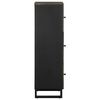 vidaXL Skříň highboard černá 40x33x110 cm masivní mangovníkové dřevo