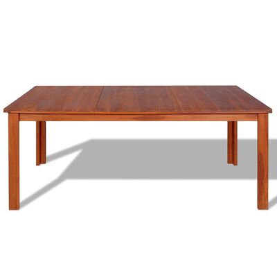 vidaXL Jídelní stůl masivní teak 180x90x75 cm
