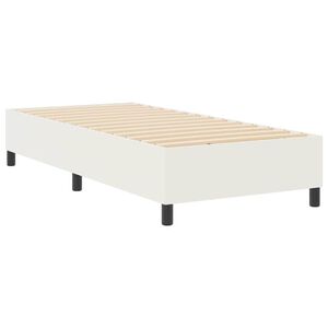 vidaXL Postel s boxspringem Kr&eacute;mov&aacute; 90 x 190 cm Sametov&aacute; tkanina