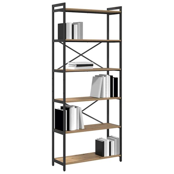 vidaXL Knihovna Artisanov&yacute; dub 40 x 30 x 85 cm kompozitn&iacute; dřevo