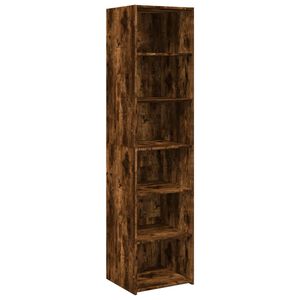 vidaXL Skř&iacute;ň highboard kouřov&yacute; dub 45 x 41 x 185 cm kompozitn&iacute; dřevo