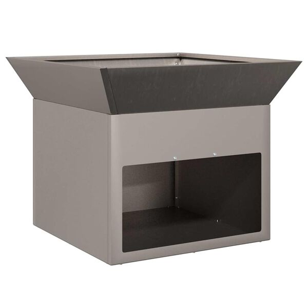 vidaXL Ohni&scaron;tě Rezav&aacute; 50 x 50 x 40 cm Povětrnostně odoln&aacute; ocel