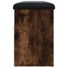 vidaXL Lavice s botníkem kouřový dub 82x32x45,5 cm kompozitní dřevo