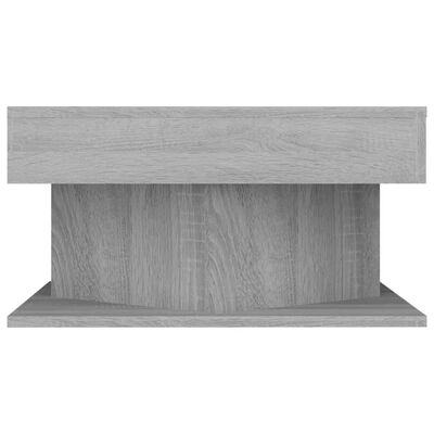 vidaXL Konferenční stolek šedý sonoma 57 x 57 x 30 cm kompozitní dřevo