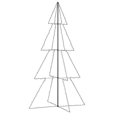 vidaXL Vánoční stromek kužel 360 LED diod dovnitř i ven 143 x 250 cm