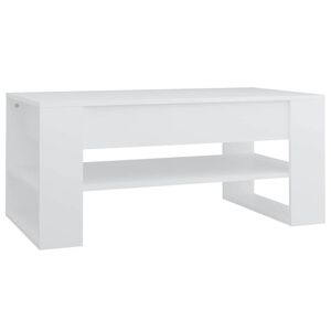 vidaXL Konferenčn&iacute; stolek b&iacute;l&yacute; 102 x 55 x 45 cm kompozitn&iacute; dřevo
