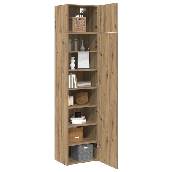 vidaXL Serv&iacute;rovac&iacute; skř&iacute;ň 3 pcs Artisanov&yacute; dub