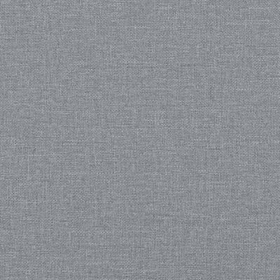 vidaXL Pohovka 3místná světle šedá textil