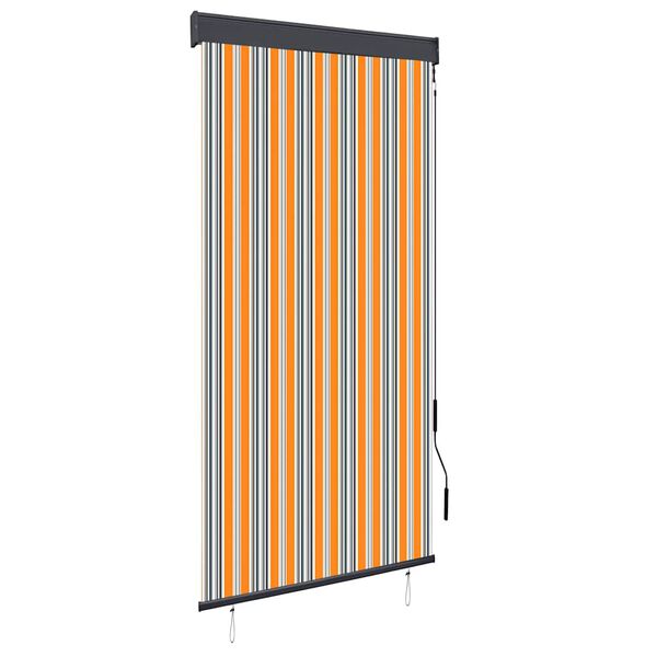 vidaXL Venkovn&iacute; roleta 100 x 250 cm žlutomodr&aacute;