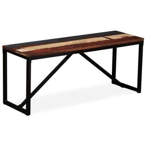 vidaXL Lavice masivn&iacute; recyklovan&eacute; dřevo 110 x 35 x 45 cm