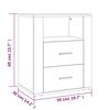 vidaXL Nočn&iacute; stolek čern&yacute; 50x36x60 cm kompozitn&iacute; dřevo