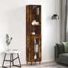 vidaXL Skř&iacute;ň highboard kouřov&yacute; dub 34,5 x 34 x 180 cm kompozitn&iacute; dřevo
