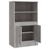 vidaXL Skř&iacute;ň highboard &scaron;ed&aacute; sonoma 60 x 35,5 x 103,5 kompozitn&iacute; dřevo
