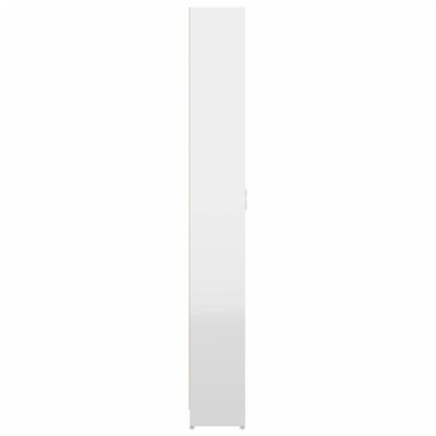 vidaXL Skříň do předsíně bílá vysoký lesk 55x25x189 cm dřevotříska