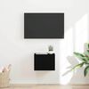 vidaXL TV wall cabinet Černá 60 x 31 x 29.5 cm kompozitní dřevo