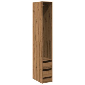 vidaXL &Scaron;atn&iacute; skř&iacute;ň dub artisan 30 x 50 x 200 cm kompozitn&iacute; dřevo
