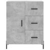 vidaXL Skř&iacute;ň highboard betonově &scaron;ed&aacute; 69,5x34x180 cm kompozitn&iacute; dřevo