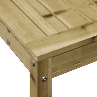 vidaXL Přesazovací stůl s policí 82,5x35x75 cm impregnovaná borovice
