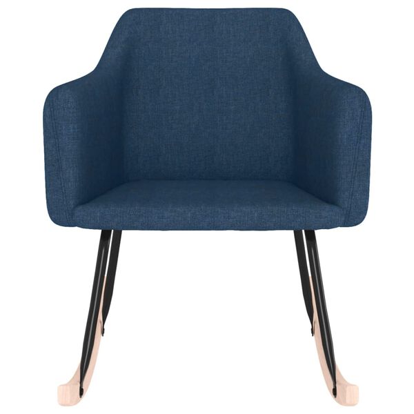 vidaXL Houpac&iacute; křeslo modr&eacute; textil