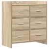 vidaXL Serv&iacute;rovac&iacute; skř&iacute;ň Dub sonoma 75 x 33 x 80 cm Kompozitn&iacute; dřevo