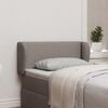 vidaXL U&scaron;i čela postele Taupe 40 x 23 x 6 cm textil
