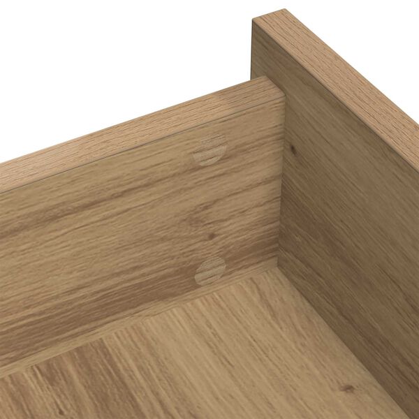 vidaXL Lepic&iacute; kryt &scaron;roubu 2 pcs Artisanov&yacute; dub &Oslash; 20 x 0,5 mm