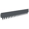 vidaXL Okraj tr&aacute;vn&iacute;ku 20 pcs 103 x 20 cm kov Antracitov&aacute;