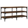 vidaXL Lavice s botn&iacute;kem kouřov&yacute; dub 100x38,5x49 cm kompozitn&iacute; dřevo