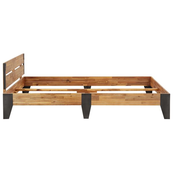 vidaXL Rám postele masivní akáciové dřevo broušený povrch 120 x 200 cm